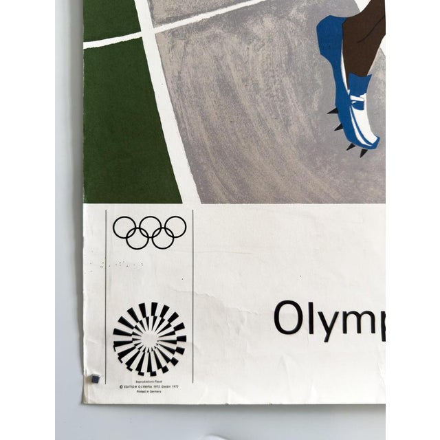Munich Olympic Games Poster by Jacob Lawrence, 1972 For Sale - Image 5 of 9