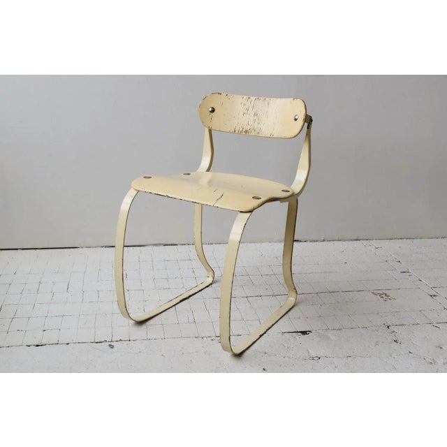 American Vintage Herman Sperlich Health Chair for Ironrite Corporation, Circa 1930s For Sale - Image 3 of 12