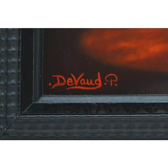 Paint p.devaud Petit Bouquet Oil on Canvas Painting Art - Signed For Sale - Image 7 of 10