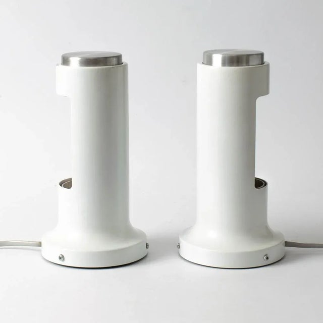 Silver Model Contact Wall Lamp by Peter Avondoglio for Fog & Mørup, 1970s, Set of 2 For Sale - Image 8 of 8