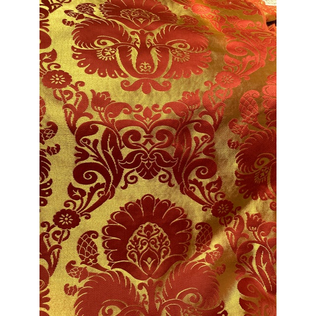 Silk Tapestry Fabric From 1950 For Sale In New York - Image 6 of 12