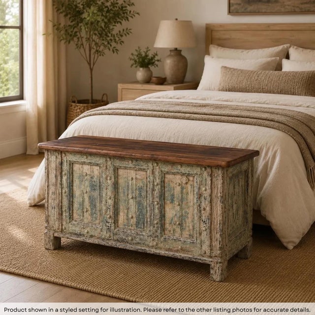 Dimensions: 47" W x 17" D x 24" H Features: • A rare piece and one of its kind exists • 100% solid wood construction •...