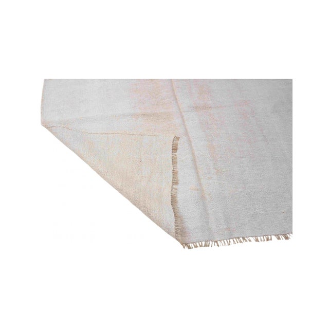Modern Vintage Hemp Kilim Rug - 4`10″ X 9`0″ Ft. For Sale In Los Angeles - Image 6 of 6