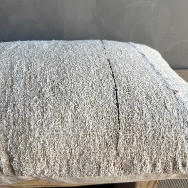 Not Yet Made - Made To Order Vintage Rug Pillow With Original Seams Includes Insert For Sale - Image 5 of 8