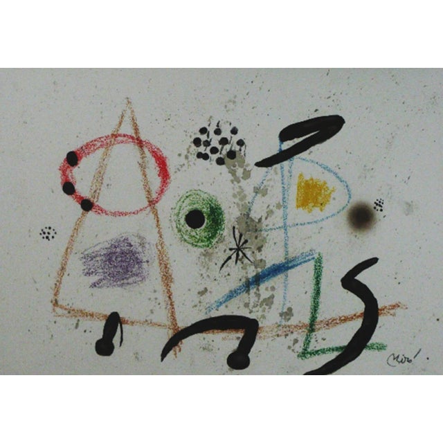 Joan Miro Maravillas with acrostic variations 3, 1975 Original lithograph on guarro paper signed in the plate Edition of...