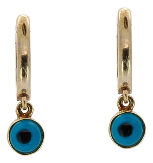 Gold Huggie Hoop Earrings, A Pair