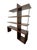 2000 - 2009 William Emmerson Walnut Bookcase, Modern Open Shelving Unit, Chocolate Finish For Sale - Image 5 of 14