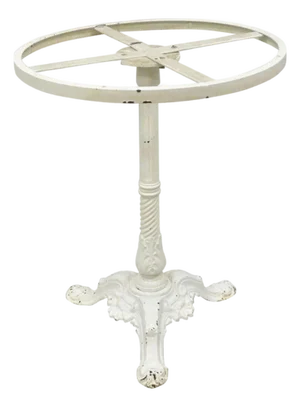Early 20th Century Pierre Ouvrier & E Ringuet Paris French Cast Iron Bistro Pedestal Table Base