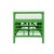 Luna Bench - Bright Green For Sale In West Palm - Image 6 of 7