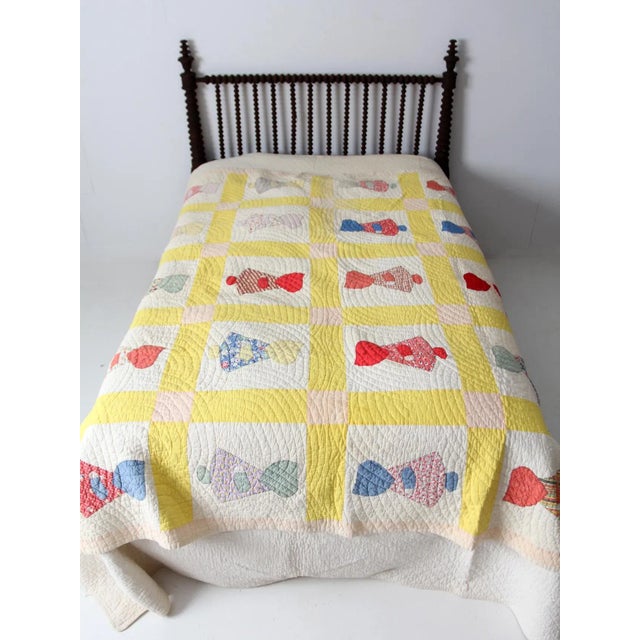 Vintage Sunbonnet Sue Quilt For Sale - Image 11 of 12