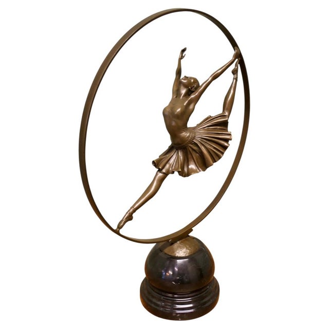 Pierre Collinet, Art Deco Ballerina Dancer, 1930, Bronze For Sale - Image 9 of 9