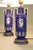 1930s 1930s Cobalt Noritake Wedgewood Jasperware Style Neoclassic Art Deco Table Lamps - a Pair For Sale - Image 5 of 15