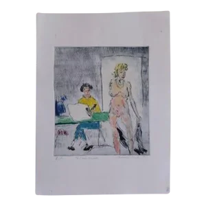 1990 James D. Curtis Studio Etching
