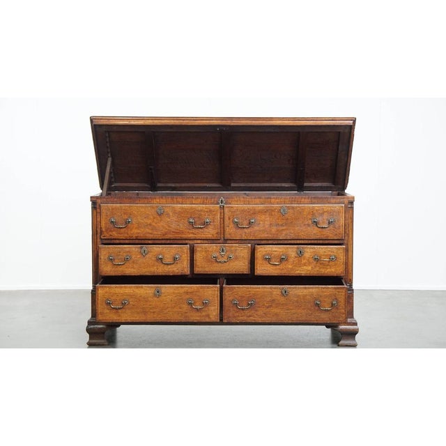Antique English Mule Chest, 1700s For Sale - Image 3 of 15