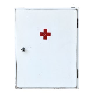 Mid-Century Wooden Wall-Mounted Medicine Cabinet with Drawer, 1960 For Sale