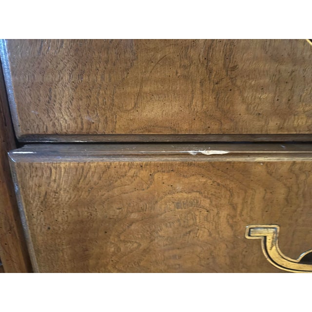 Brown 1970s Drexel Accolade Campaign Lingerie Vanity Jewelry Chest For Sale - Image 8 of 12