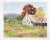 Rustic farmhouse landscape on canvas board by Frank Henry Deussen (1905-1982), Texas. Signed lower right corner. Unframed....