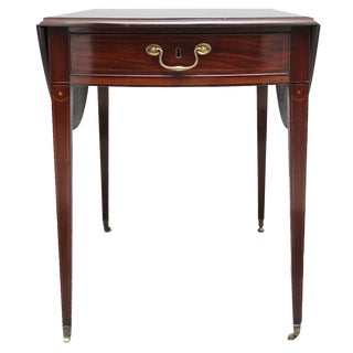 18th Century Mahogany Oval Pembroke Table, 1780s For Sale