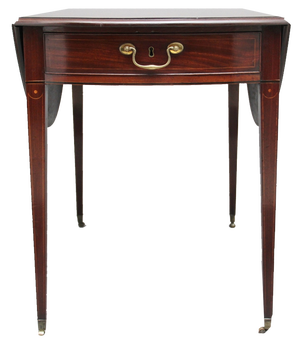 18th Century Mahogany Oval Pembroke Table, 1780s