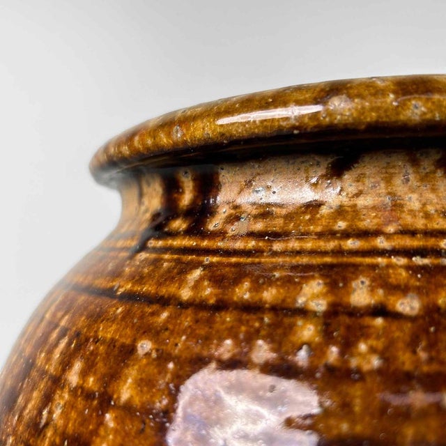 Japanese Late Meiji Earthenware Vase For Sale - Image 11 of 18