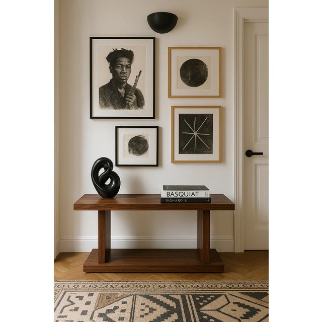 Solid Walnut & Ash Coffee Table – George Nakashima–Inspired – Entryway or Dining Bench For Sale - Image 10 of 16