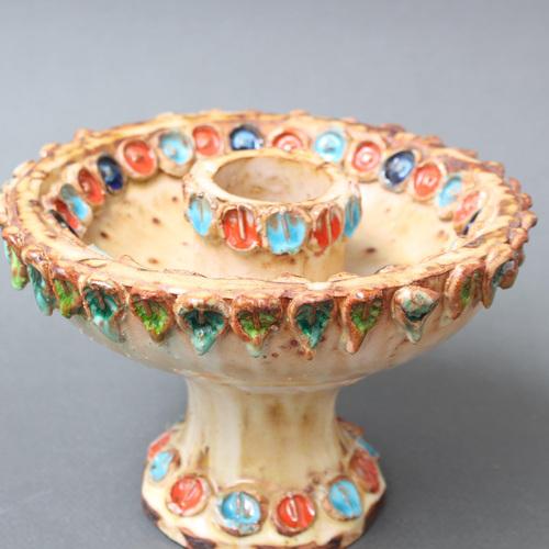 Vintage French Ceramic Candleholder by La Roue, 1960s For Sale - Image 11 of 15