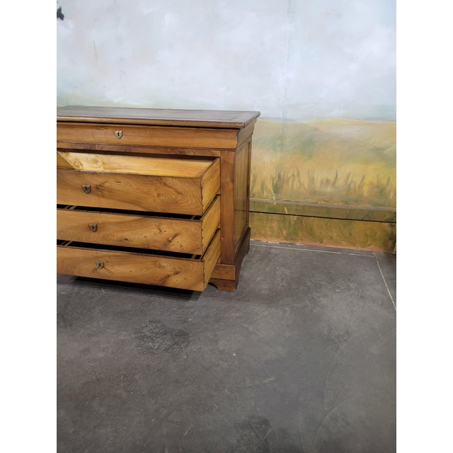 Louis Philippe Walnut Chest of Drawers For Sale - Image 11 of 13