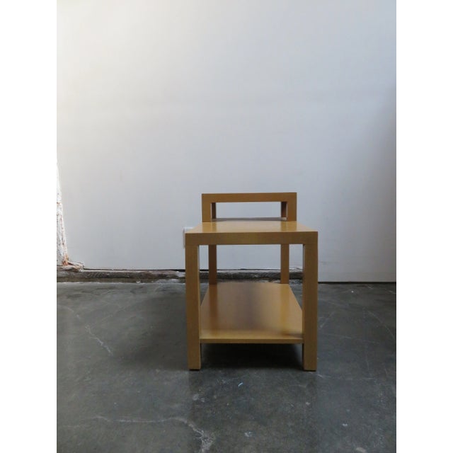 Widdicomb Mid 20th Century Robsjohn-Gibbings Geometric Side Table For Sale - Image 4 of 7