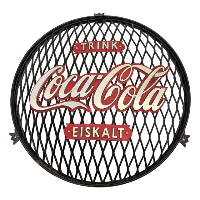 Coca - Cola Fan Cover, 1959 For Sale