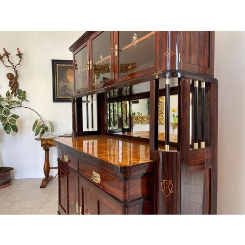 Art Nouveau Credenza Bookcase For Sale - Image 16 of 18