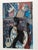 Blue Original Nude Figural Mixed Media Art Signed For Sale - Image 8 of 10