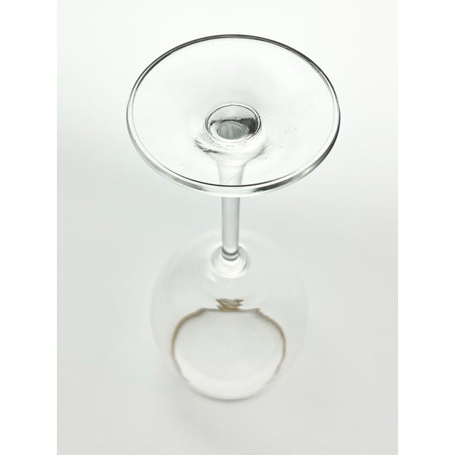 Metal 1990s Vintage Gold Rim Wine Glasses Contemporary Minimalist - Set of 6 For Sale - Image 7 of 7