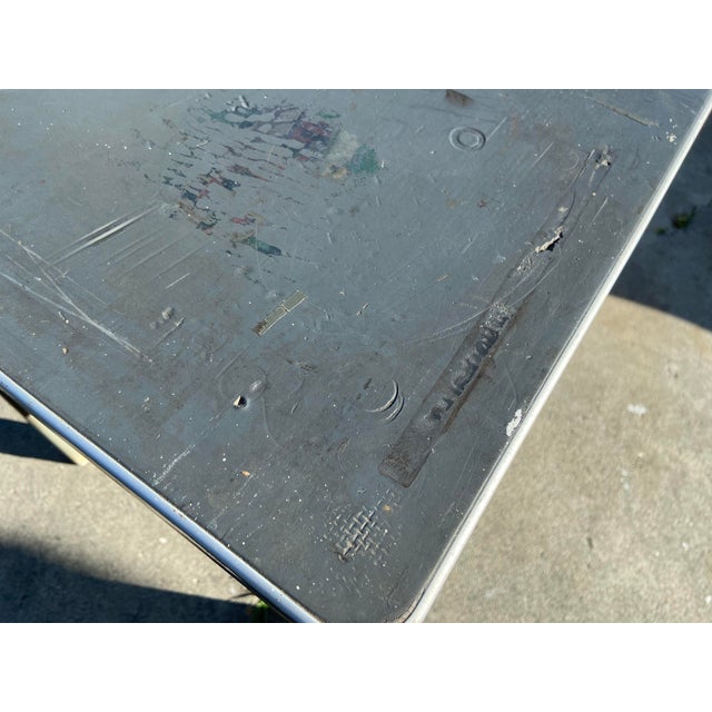 General Fireproofing Company Vintage Mid-Century Modern General Fireproofing Tanker Desk For Sale - Image 4 of 12