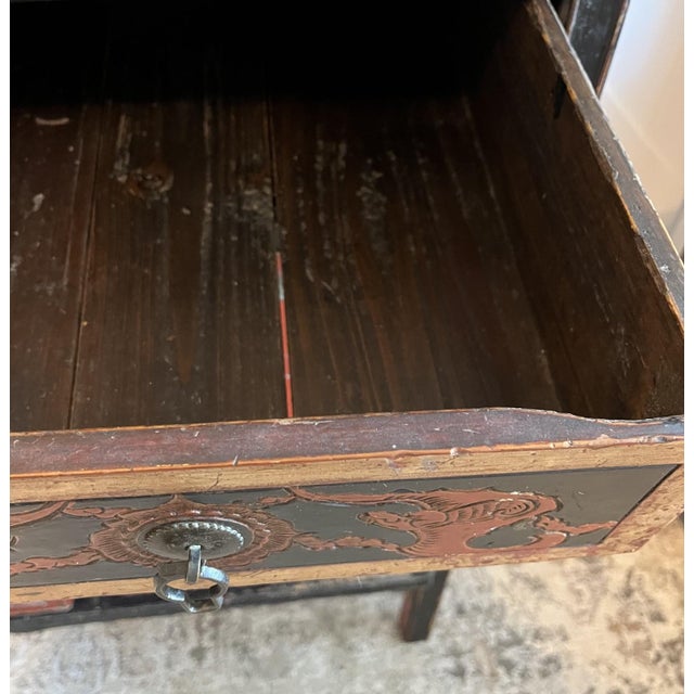 Wood Antique Qing Dynasty Wedding Cabinet For Sale - Image 7 of 15