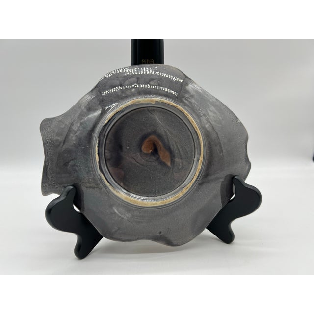 A English Majolica Fish Shaped Serving Dish, Circa 1880's For Sale - Image 12 of 12