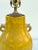 Vintage Sunflower Yellow and Gilt Japanese Glazed Ceramic Lamp For Sale - Image 4 of 12