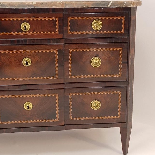 French Louis XVI Chest of Drawers, 18th Century For Sale - Image 12 of 17