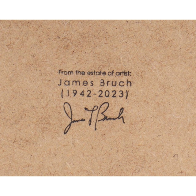 Charcoal Portrait Drawing by James L. Bruch For Sale In Indianapolis - Image 6 of 7