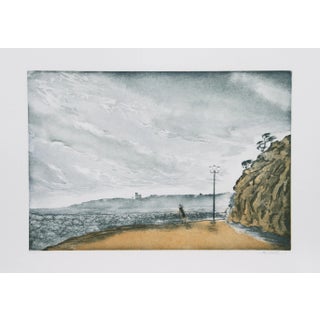 Windy Beach, Hank Laventhol Etching For Sale