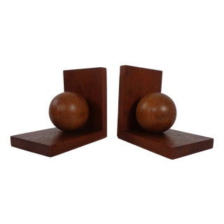 Danish Teak Bookends, 1960s, Set of 2 For Sale