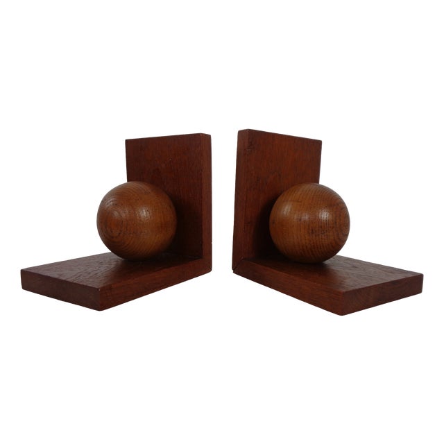 Danish Teak Bookends, 1960s, Set of 2 For Sale