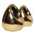 Vintage Brass Finish "Orb" Bookends by Ben Seibel for Jenfred Ware For Sale