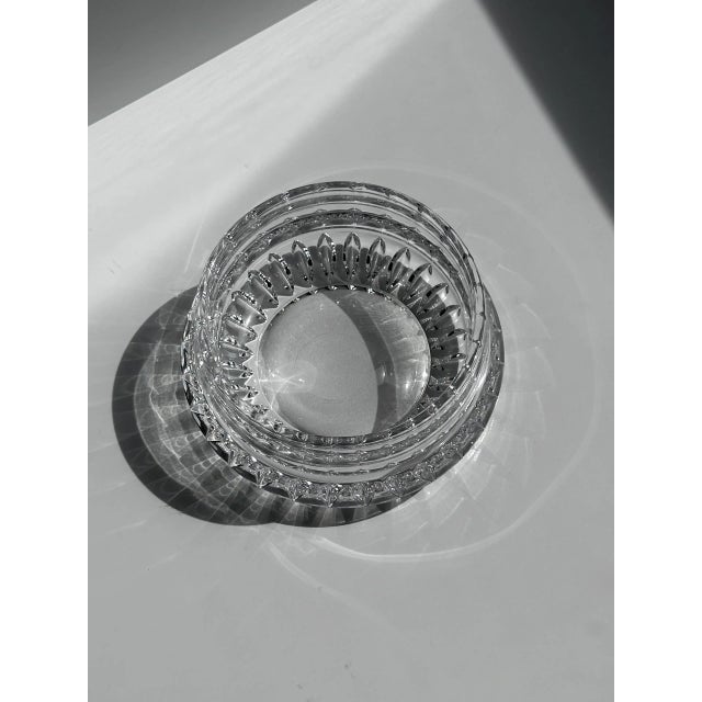 1960s Small Crystal Glass Bowl, 1960s For Sale - Image 5 of 6