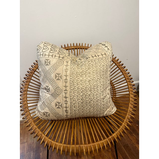 Fortuny Fortuny Ashanti Pattern Down Cushions For Sale - Image 4 of 10