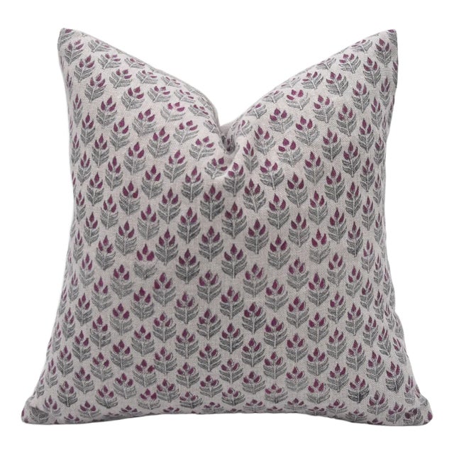 Fabdivine Decorative Cushion Cover 20x20 Inch Block Printed Home Accent- Alia For Sale