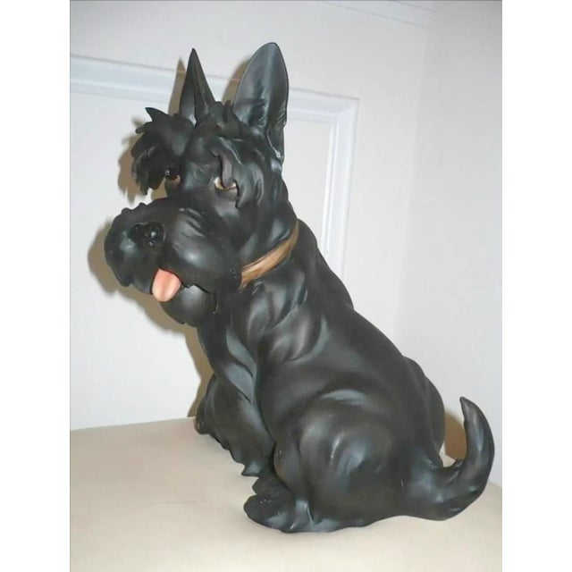 Late 20th Century Vintage Florence Studio Scottie Dog Figurine For Sale - Image 4 of 5