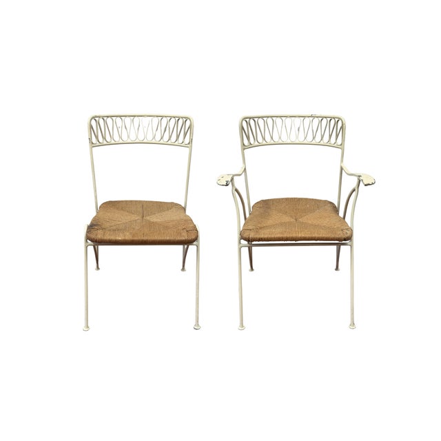 John Salterini 1950s Maurizio Tempestini for Salterini “Ribbon Back” Dining Chairs in Vintage Butter Yellow Finish, Unmarked - Set of Eight For Sale - Image 4 of 11