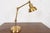 Ralph Lauren Style Modern Brass Swing Arm Adjustable Desk Lamp or Table Lamp For Sale - Image 12 of 12