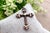 19.2k Gold Cross Pendant with Paw and Diamonds For Sale - Image 4 of 6