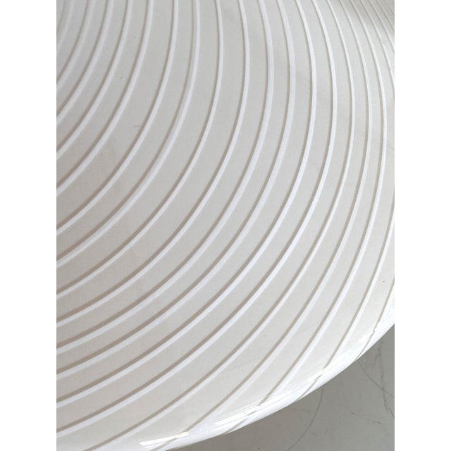 Mid-Century Italian Murano Glass Flush Mount with Swirl Glass, 1970s For Sale - Image 16 of 17